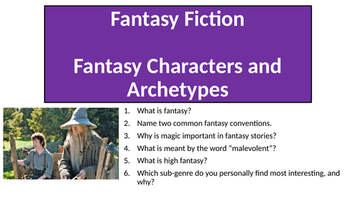 Fantasy Characters and Archetypes