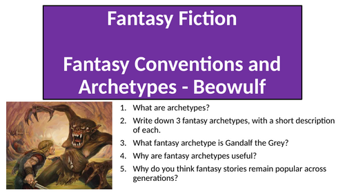 Fantasy Fiction - Beowulf