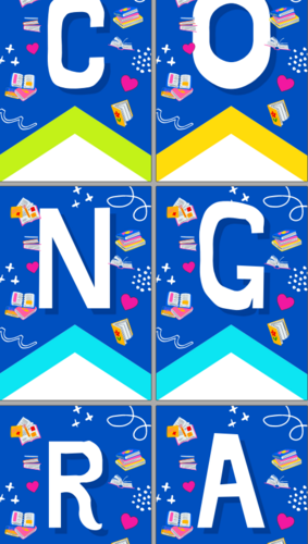Colourful Graduation Bunting