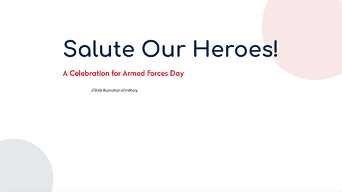 Armed Forces Day: Salute Our Heroes! Primary School Assembly