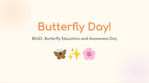Butterfly Education & Awareness Day (BEAD): Primary School Assembly