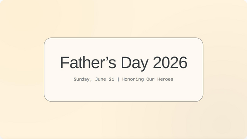 Father’s Day 2026: Honoring Our Heroes & Paternal Bonds – Primary Assembly