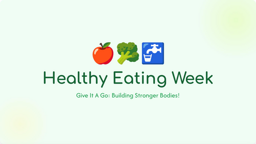 Healthy Eating Week: Primary School Assembly