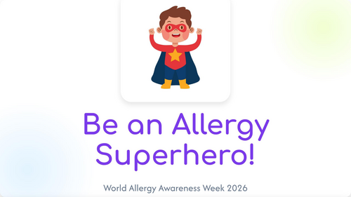 World Allergy Awareness Week: Be an Allergy Superhero! – Primary School Assembly
