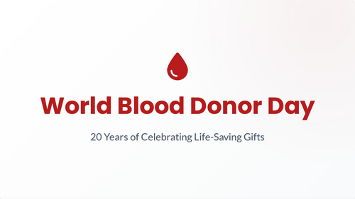 World Blood Donor Day: 20 Years of Giving – Primary School Assembly