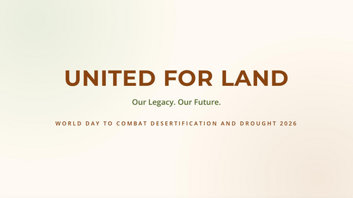 World Day to Combat Desertification and Drought: Primary School Assembly