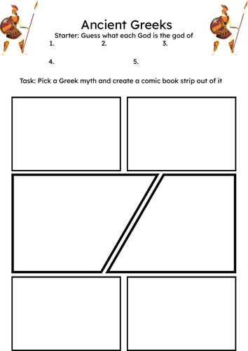 Ancient Greeks Worksheets ONLY