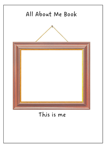 All About Me Book Template