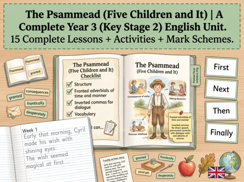 The Psammead (Five Children and It) | Year 3 English Unit | 15 Complete Lessons + Resources