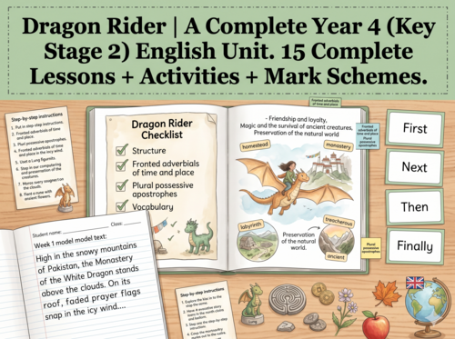 Dragon Rider | Year 4 English Unit | 15 Complete Lessons + Resources
