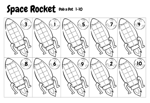 1-20 Dab and Dot Maths Activity
