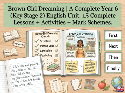 Brown Girl Dreaming | Year 6 English Unit | 15 Complete Lessons + Resources + Mark Scheme