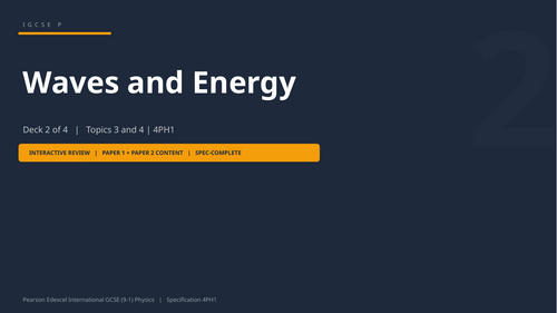 Waves and Energy