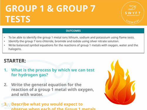 NEW WJEC (2026) GCSE Science - Group 1 and Group 7 tests