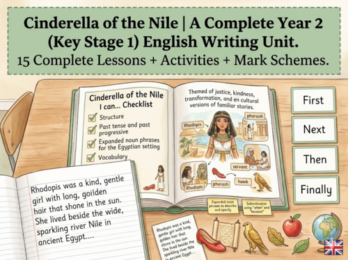 # Cinderella of the Nile | Year 2 English Unit | 15 Complete Lessons + Resources + Mark Scheme