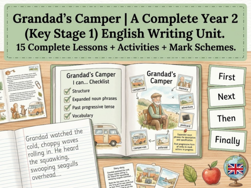 Grandad's Camper | Year 2 Literacy Tree Unit | 15 Complete Lessons + Resources + Mark Scheme