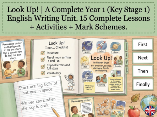 Look Up! | Year 1 English Unit | 15 Complete Lessons + Resources + Mark Scheme