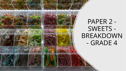AQA - PAPER 2 - ENGLISH LANGUAGE - SWEETS PAPER - WALKTHROUGH -  GRADE 4/5
