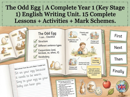 The Odd Egg | Year 1 English Unit | 15 Complete Lessons + Resources + Mark Scheme