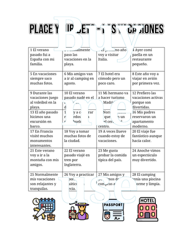 Spanish holiday betting game