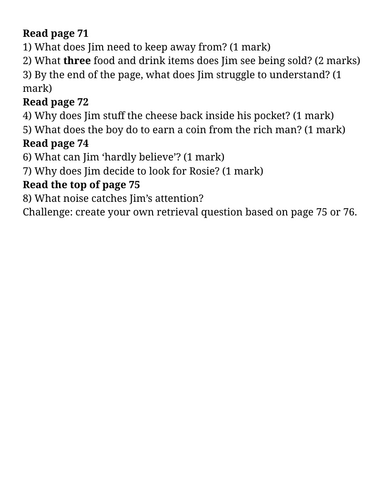 Street Child - Chapter 9 - Retrieval