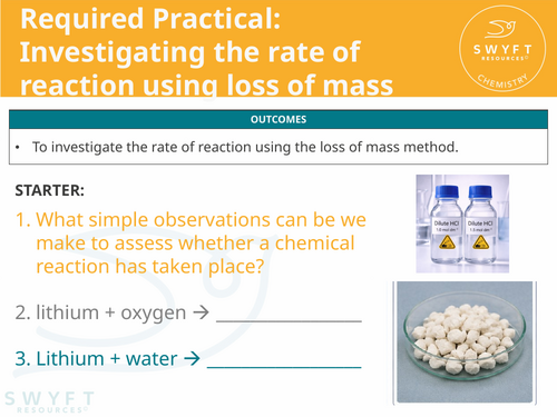 NEW WJEC (2026) GCSE Science - Required Practical: Rate of Reaction - Loss of mass