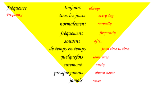 Frequency adverbs display/reference slide