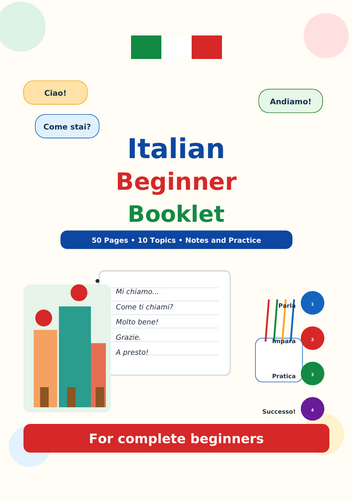 ITALIAN FOR KIDS BOOK