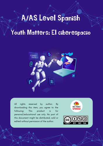 A/AS Level Spanish | El Ciberespacio | La tecnología | Booklet