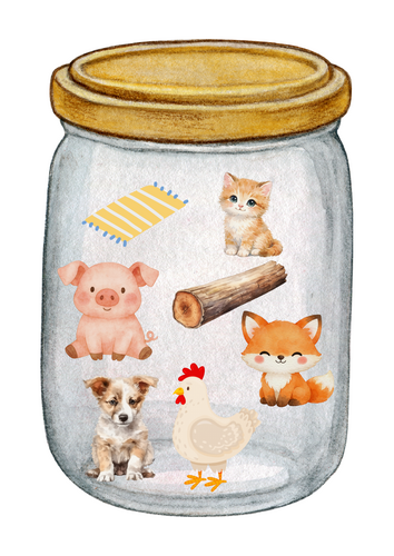 In the jar I can see... Writing activity