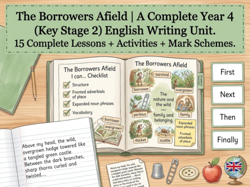 The Borrowers Afield | Year 4 English Unit | 15 Complete Lessons + Resources + Mark Scheme