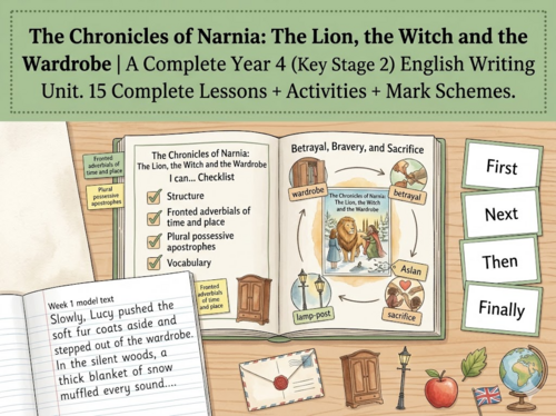 The Chronicles of Narnia: The Lion, the Witch and the Wardrobe | Year 4 English Unit | 15 Lessons