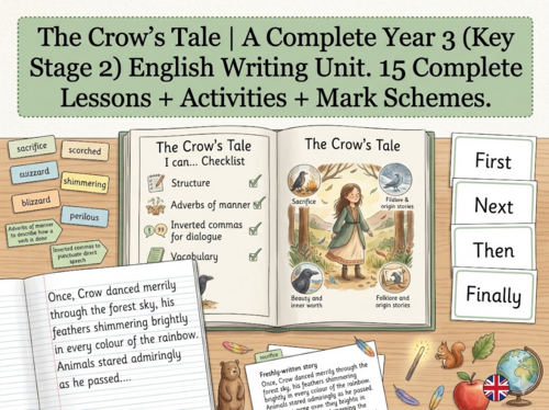 The Crow's Tale | Year 3 English Unit | 15 Complete Lessons + Resources + Mark Scheme