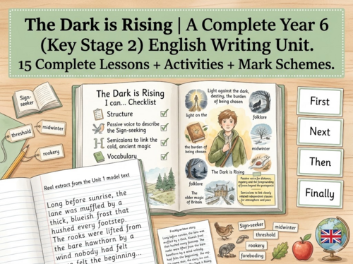 The Dark is Rising | Year 6 English Unit | 15 Complete Lessons + Resources + Mark Scheme