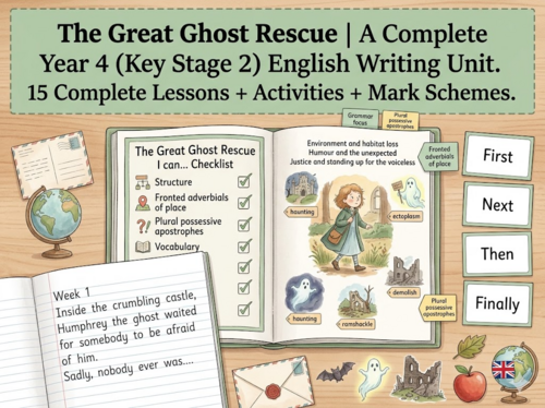 The Great Ghost Rescue | Year 4 English Unit | 15 Complete Lessons + Resources + Mark Scheme