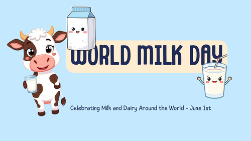 World Milk Day Assembly PowerPoint | KS1 KS2 | Dairy Farming, Nutrition & Healthy Eating