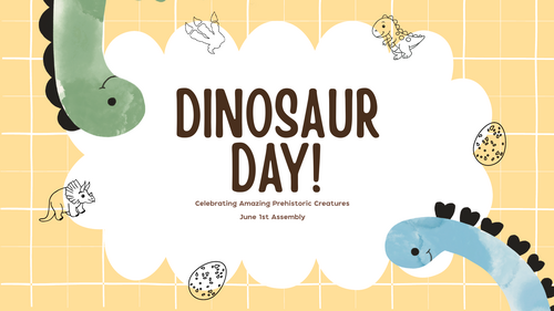 Dinosaur Day Assembly PowerPoint | KS1 KS2 | Dinosaurs, Fossils & Prehistoric Life
