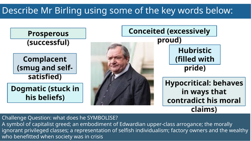 Mr Birling Revision Power Point