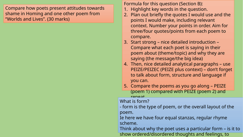 AQA Worlds and Lives - Twelve Practice Questions