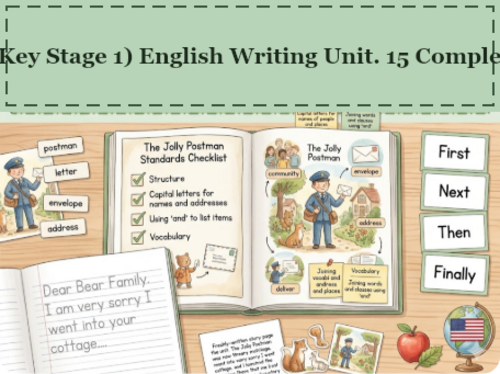 The Jolly Postman | Year 1 English Unit | 15 Complete Lessons + Resources + Mark Scheme
