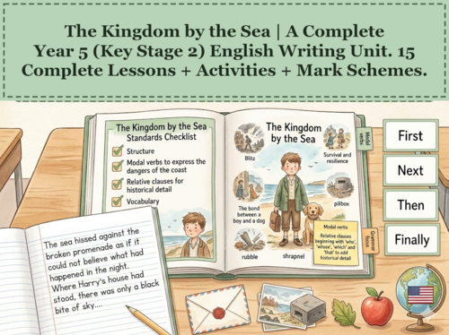 The Kingdom by the Sea | Year 5 English Unit | 15 Complete Lessons + Resources + Mark Scheme