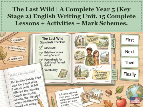 The Last Wild | Year 5 English Unit | 15 Complete Lessons + Resources + Mark Scheme