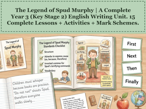 The Legend of Spud Murphy | Year 3 English Unit | 15 Complete Lessons + Resources + Mark Scheme