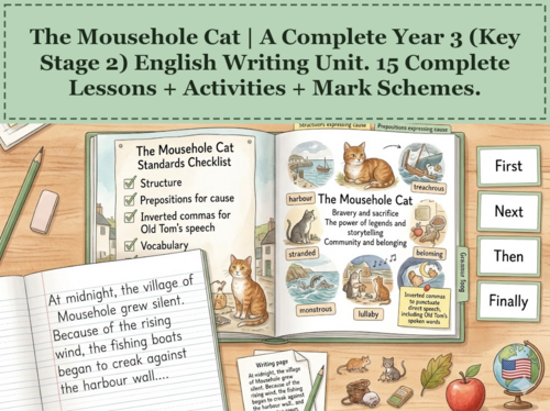 The Mousehole Cat | Year 3 English Unit | 15 Complete Lessons + Resources + Mark Scheme