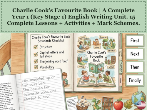 Charlie Cook's Favourite Book | Year 1 English Unit | 15 Complete Lessons + Resources