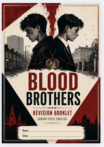 Blood Brothers Revision Booklet | Junior Cycle English | 20 Pages