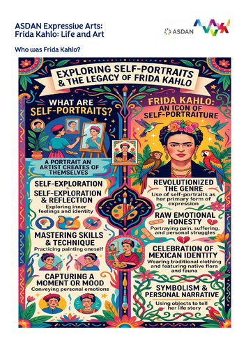 ASDAN Expressive Arts - Frida Kahlo