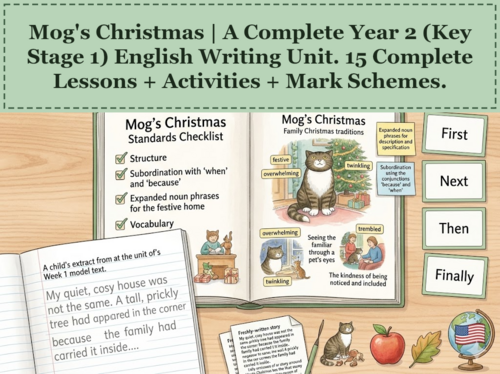 Mog and Bunny | Year 2 English Unit | 15 Complete Lessons + Resources + Mark Scheme