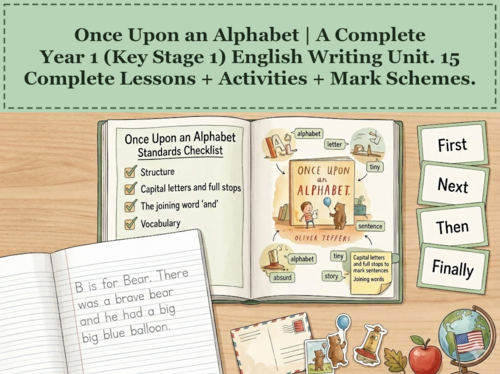 Once Upon an Alphabet | Year 1 English Unit | 15 Complete Lessons + Resources + Mark Scheme
