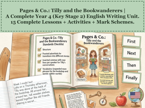 Pages & Co.: Tilly and the Bookwanderers | Year 4 English Unit | 15 Complete Lessons + Resources